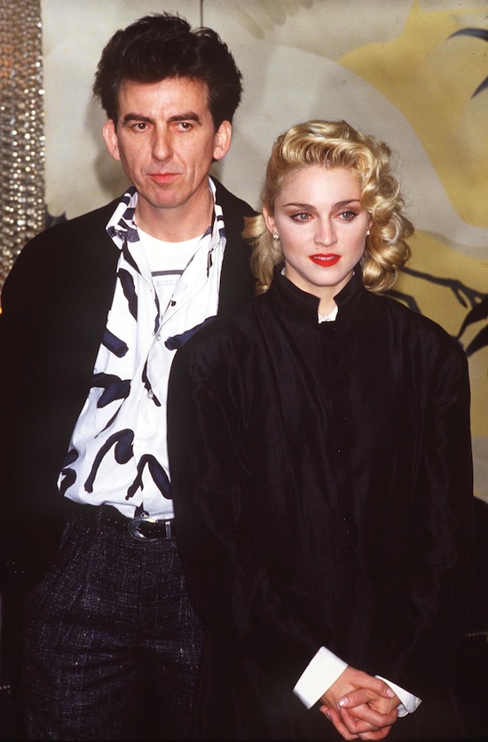 George Harrison And Madonna Promote 