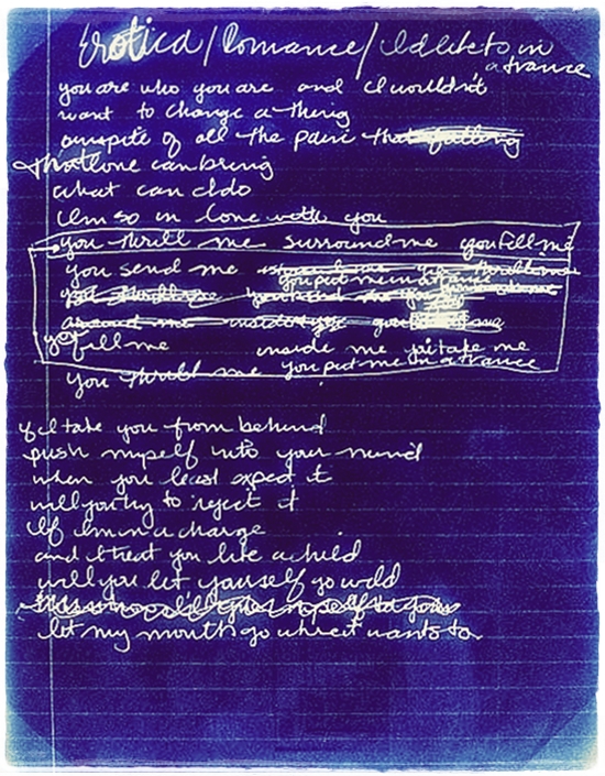erotica early lyrics 2