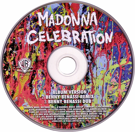 Celebration (EU CD) 550