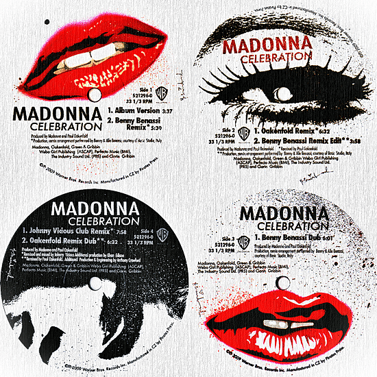 celebration US vinyl labels 2 550