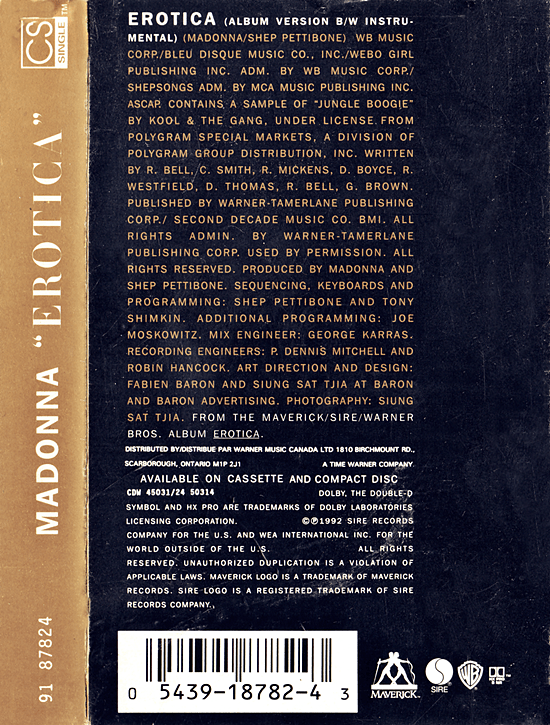 Erotica Canadian CS Back