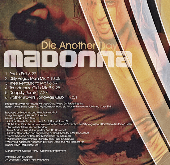 Die Another Day (Remixes) 3 550