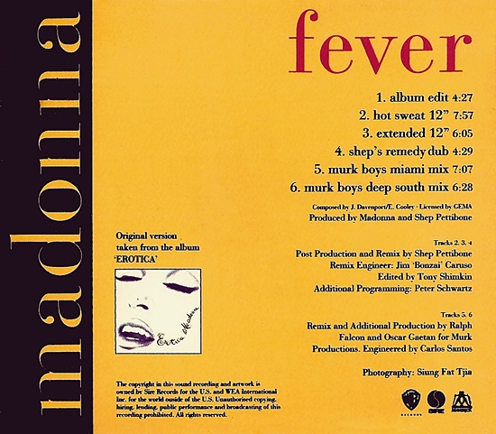 fever uk cds inner