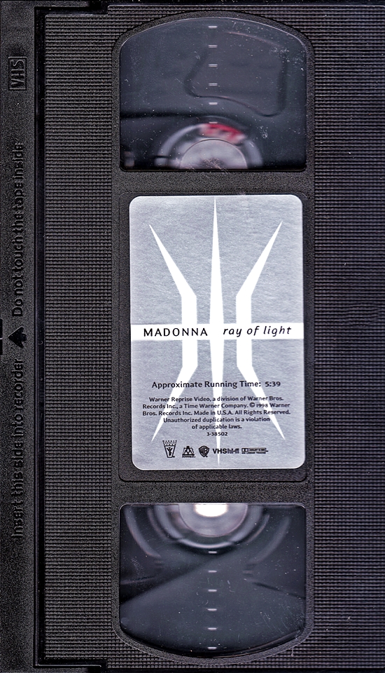 Ray Of Light Video Single_tape 550