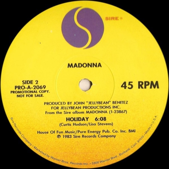 Lucky Star-Holiday Promo label B