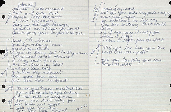 lyrics alternate cherish