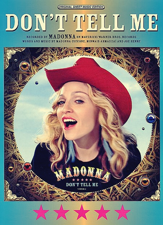 don't tell me sheet music 550