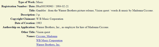 Gambler LOC entry 550