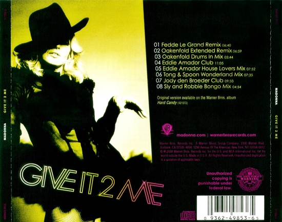Madonna-Give It 2 Me US CDMS Back 550