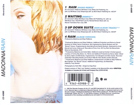 Rain Canadian maxi-single tray insert 550